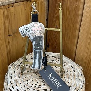 Gloria Steinem Bag Charm/Key a chain